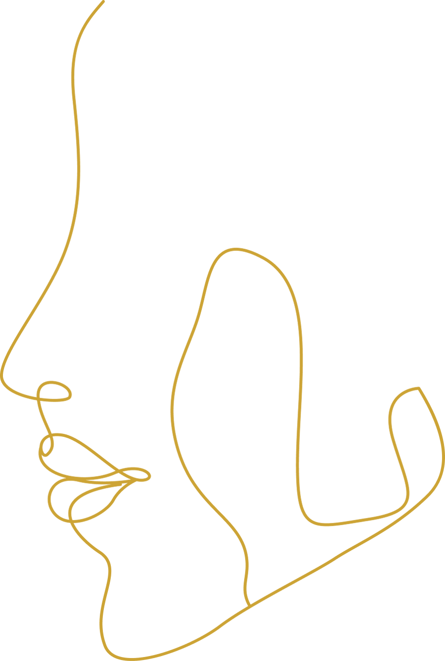 Illustration minimaliste d’un visage