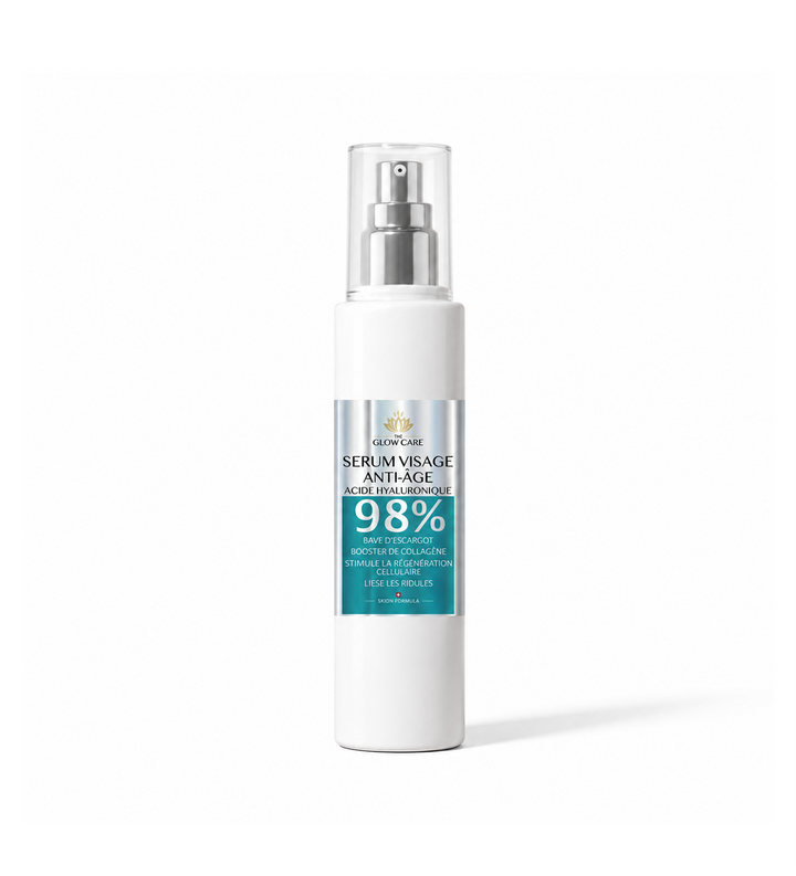 Sérum Visage Bave d’Escargot & Acide Hyaluronique Swiss Formula – Hydratation, Éclat, Peau Lissée & Repulpée