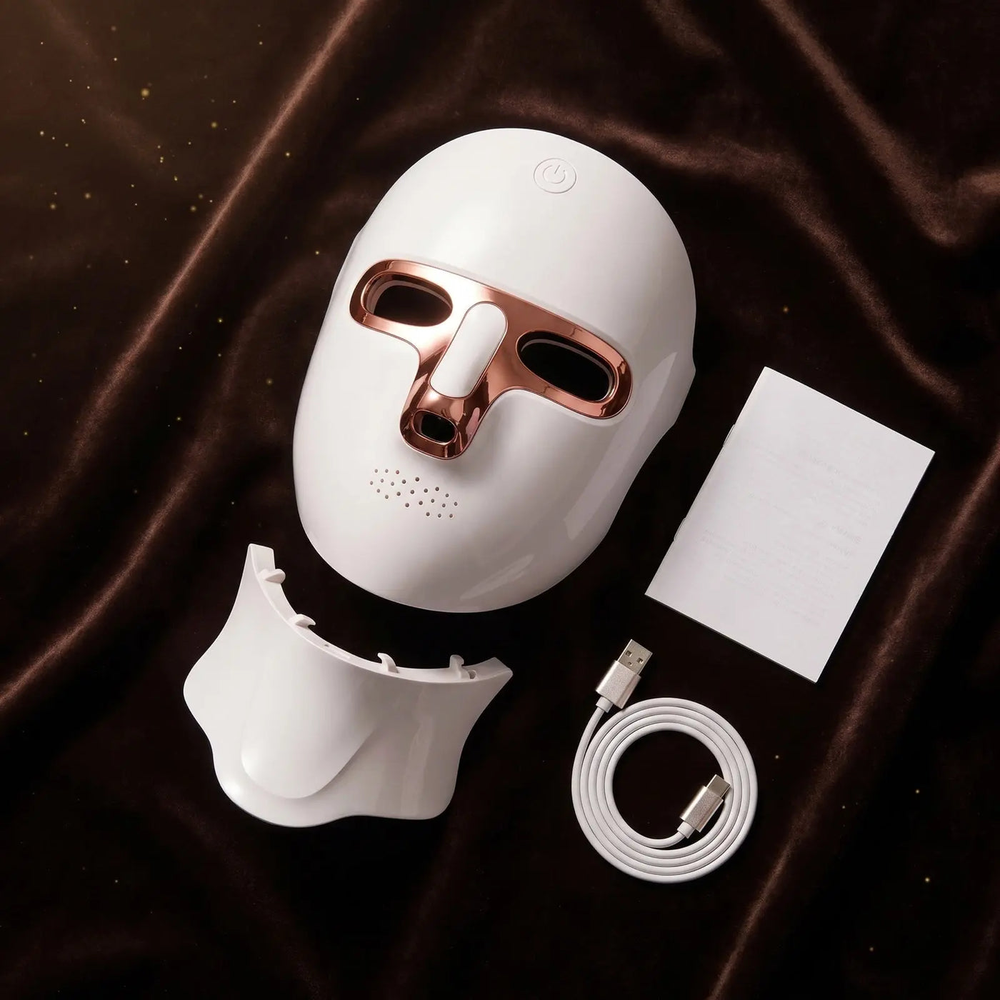 Masque LED 7 Couleurs – Soin Visage Lumineux à Domicile | The Glow Care