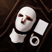 Masque LED 7 Couleurs – Soin Visage Lumineux à Domicile | The Glow Care