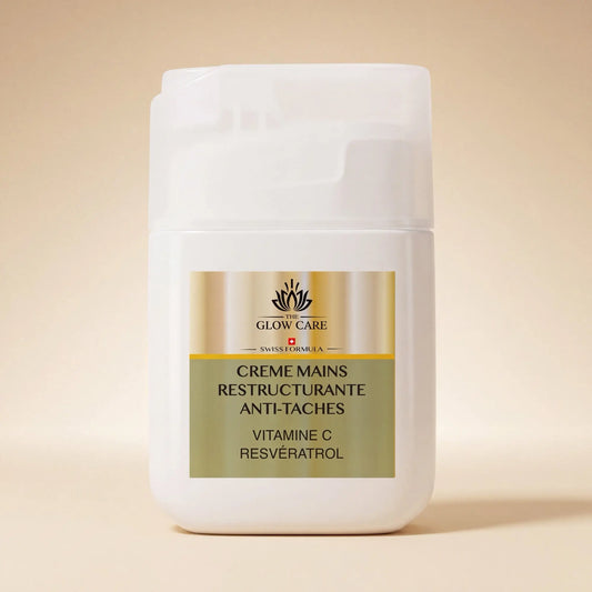 Crème Mains Restructurante Anti-Taches Vit C + Resvératrol GLOW CARE
