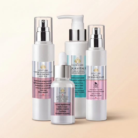 Pack Anti-Taches Glow Routine - Sérum & Crème Anti-Taches, Aqua Vitalis, KITO Derma Repair - GLOW CARE Swiss Formula