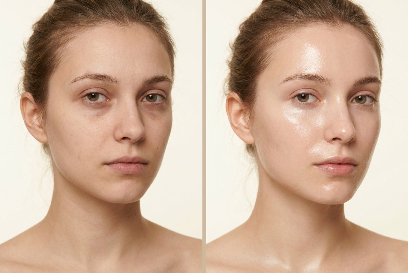 Teint terne · Glass skin